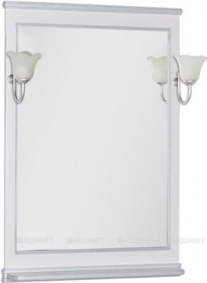 Зеркало Aquanet Валенса 70 белый краколет/серебро 00180142 100*72*2 см